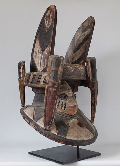 Mask (1) - Wood - Yoruba - Nigeria