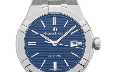 Maurice Lacroix AIKON AI6008-SS002-430-1 - Aikon Automatic Blue Dial Steel Men's Watch