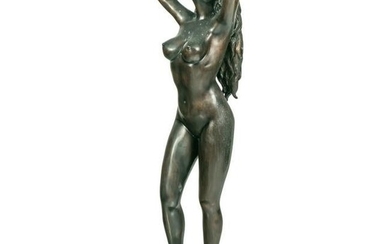 Monumental Bronze Figural Erotic Nude Sculpture