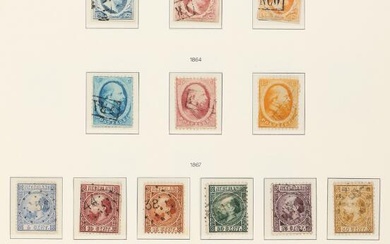 Netherlands. 1852–1966. Well filled collection in a Leuchttuirm album, without the most...
