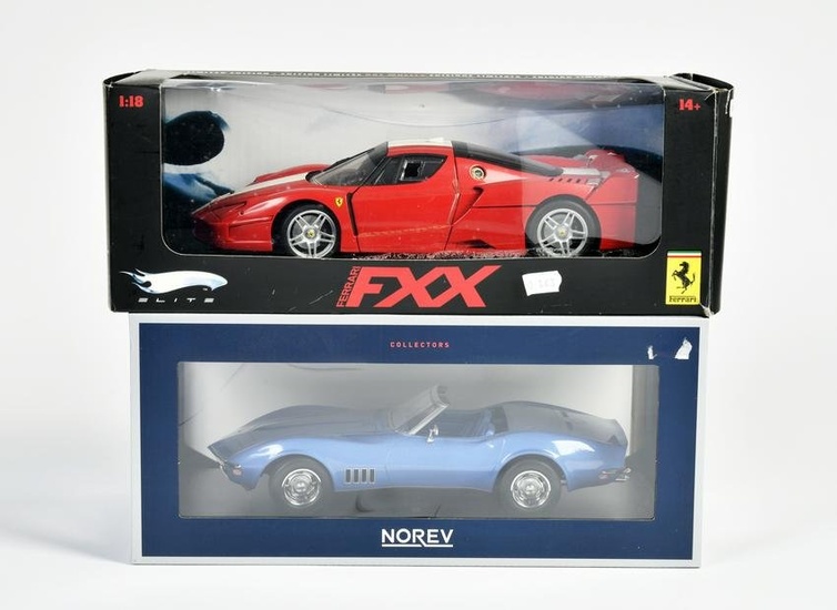 Norev, Chevrolet Corvette + Ferrari FXX