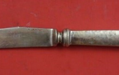 Norman Hammered by Shreve Sterling Silver Fruit Knife 7" Applied Mono "EB"