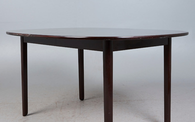 OLE WANSCHER. Poul Jeppesen, dining table/table, mahogany, 1960s, Denmark.