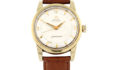 OMEGA - a gold plated Seamaster wrist watch, 34mm.