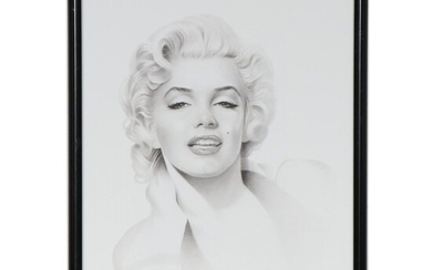 Offset Lithograph after Gary Saderup of Marilyn Monroe, circa 1996