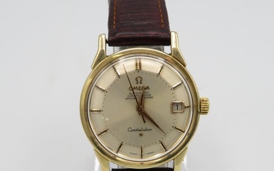 Omega Constellation Pie pan dial. Gents gold capped case. ...