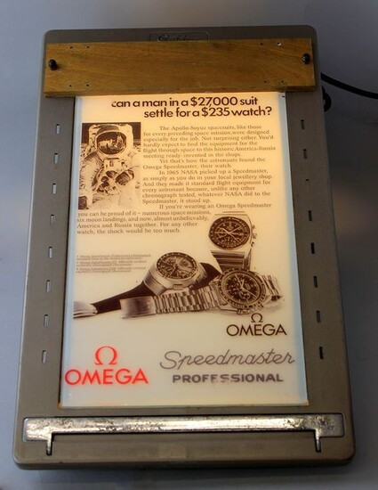 Omega - Vintage advert stand - Unisex - Second half 20th Century