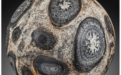 Orbicular Granite Sphere Stone Source: Mount Magnet, Western Australia...