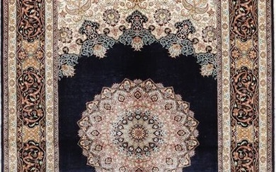 Original Fine China Hereke Carpet Pure Silk on Silk New Carpet - Carpet - 154 cm - 94 cm