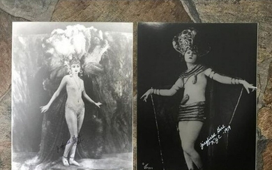Pair of Ziegfield Follies Showgirls Photo Prints