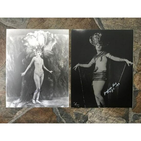 Pair of Ziegfield Follies Showgirls Photo Prints