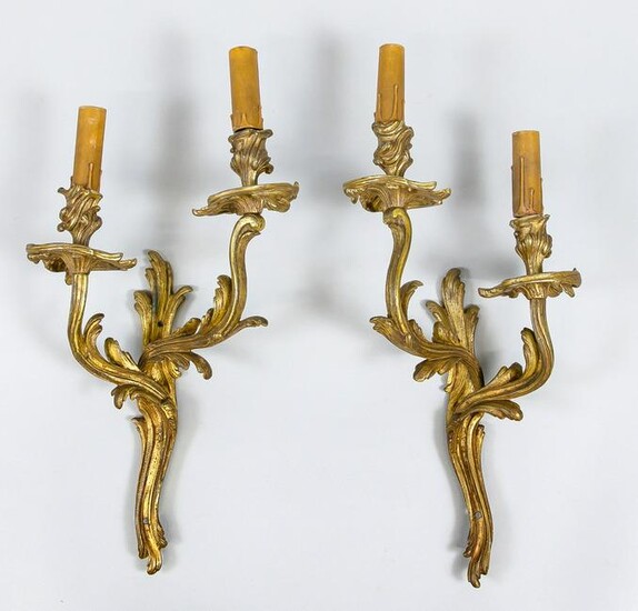 Pair of wall appliques, late 19th