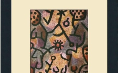 Paul Klee Flora on the Rocks Custom Framed Print