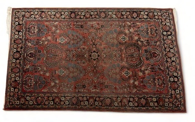 Persian Hand Woven Wool Oriental Rug Ca. 1910-1920, W 4' 3'' L 6' 9''