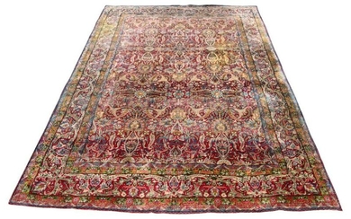 Persian Kerman Room Size Oriental Carpet