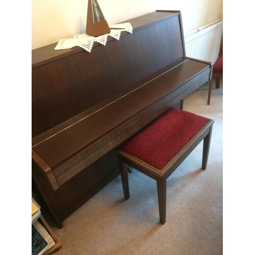 Petrof (c1987) A Model 100 Sonatina upright piano in a satin...