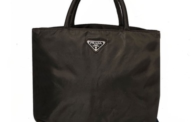 Prada - Classic Shopper Tessuto Nylon Marrone - Handbag