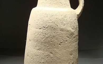 Prehistoric, Iron Age Terracotta large pitcher with a shaped neck, 32 x 17 cm