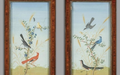 RAINERI VITTORIO (1797-1869) "Uccelli" coppia
