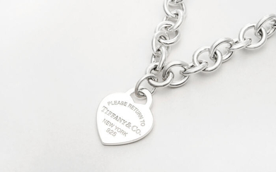 RETURN TO TIFFANY® Heart Tag Necklace @ Silver - Necklace