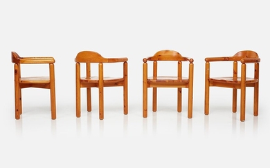 Rainer Daumiller Set of four armchairs, 1970s