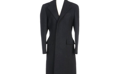 Ralph Lauren Black Wool Long Coat