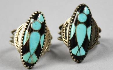 Relios Jewelry, Carolyn Pollack Sterling Turquoise Rings