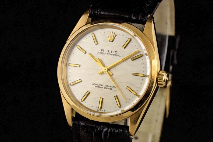 Rolex - Oyster Perpetual 18K Gold - "NO RESERVE PRICE" - 1005 - Unisex - 1960-1969