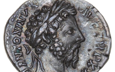 Roman Empire, Marcus Aurelius, 161–180, Denarius, Rome, 170–171, COS III, 2.93 g,...