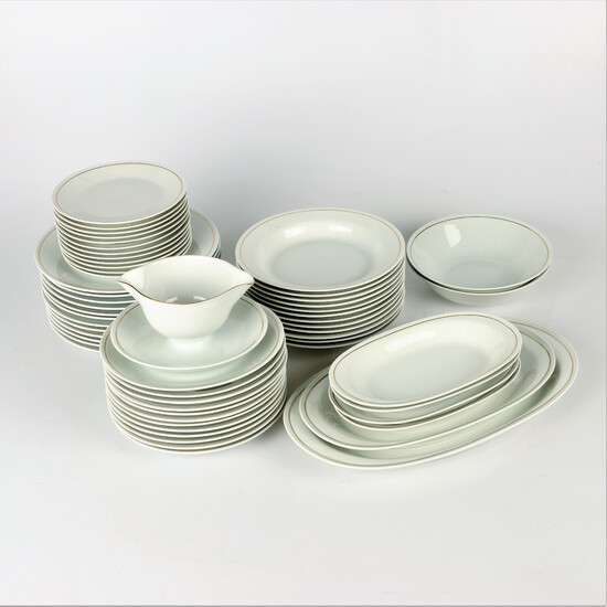 SERVICE PARTS, porcelain, 57 parts, Rosenthal "Daphne", second half of the 20th century.