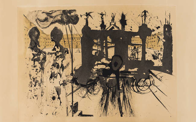 Salvador Dali (1904-1989) Le Portique (Field 73-1-G; M&L 519a)