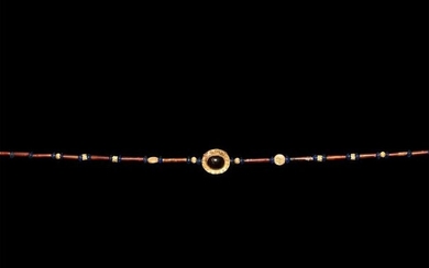 Sarmatian Gold and Garnet Pendant Necklace