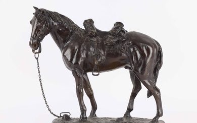 Sculpture of horse after Carl Kauba (1865-1922)