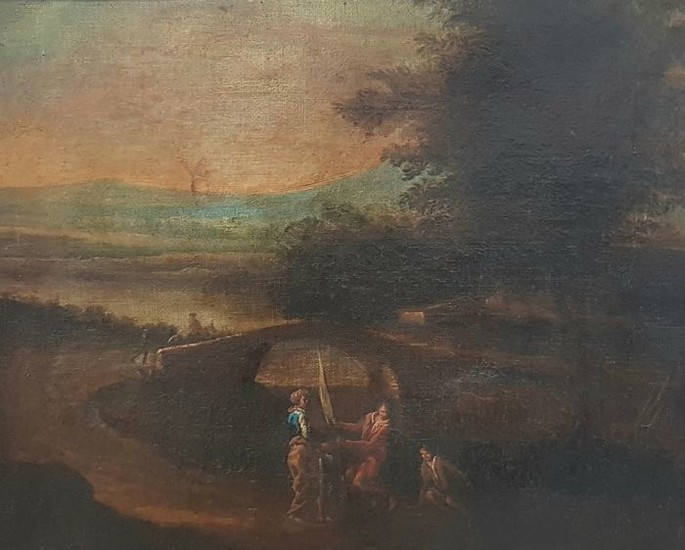 Scuola italiana, XVIII secolo - Paesaggio