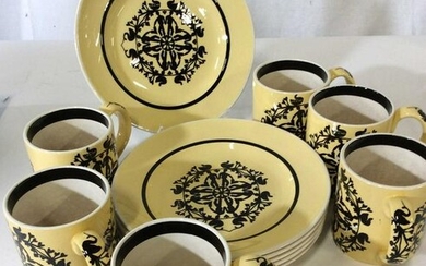 Set 12 H.C.Andersen ‘Swan’ Ceramic Tableware