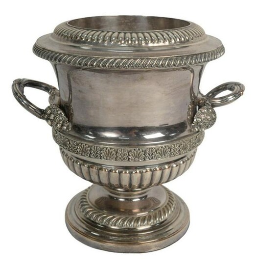 Sheffield Silver Plated Wine Cooler with two handles