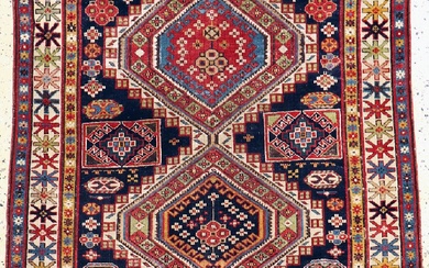 Shirvan#"Schemakhy#"antique, Caucasus, 19th century, wool on wool, approx. 269 x...