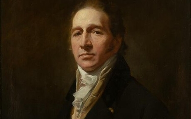 Sir Henry Raeburn, RA, RSA Scottish, 1756-1823 A Bust Portrait of Commander John Henry Cochrane, RN