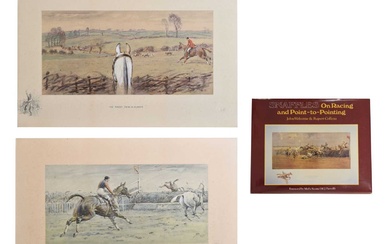 'Snaffles' (Charles Johnson Payne, 1884-1967) - Pair of prints and book