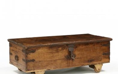 Southeast Asian Large Carved Wood Chest