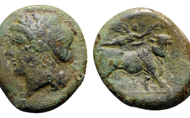 Southern Campania, Neapolis, c. 270-250 BC. Æ (20.5mm, 5.55g, 1h)....