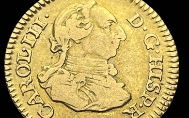 Spain. Carlos III (1759-1788). 1/2 Escudo 1783 - Madrid JD
