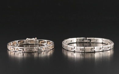 Sterling and Stainless Steel Bracelets
