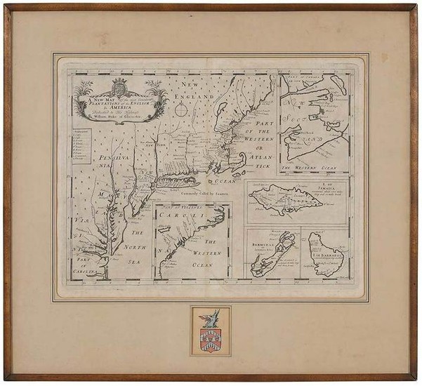 Sutton Nicholls Map Plantations in America