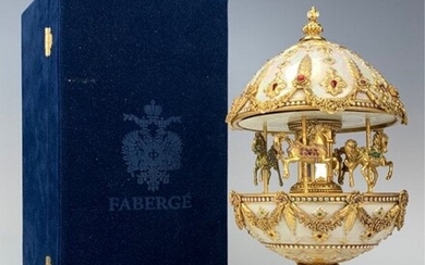 THE IMPERIAL FABERGE CARROUSEL MUSICAL EGG