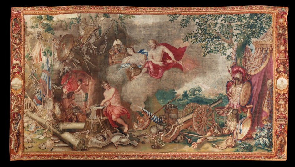 Tapestry from the Gobelins factory, Louis XIV, late 17th century | Tapisserie de la manufacture des Gobelins d'époque Louis XIV, fin du XVIIeme siècle