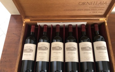 Ornellaia Vertical Collection; 2001-2006 - #334/1000 - Bolgheri Superiore - 6 Bottles (0.75L)