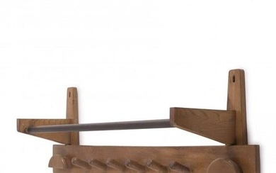 The Netherlands (attr.), Wall coat rack, 1930s