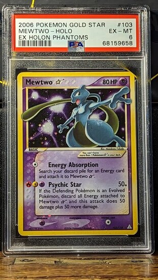 The Pokémon Company - Graded Card Mewto Holo Gold Star - 2006