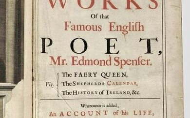 The Works Of Mr. Edmond Spencer, 1679